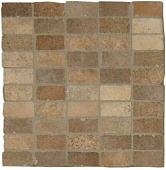 Le Argille Terra Marrone Mosaico 3x6.1 30.4x30.4